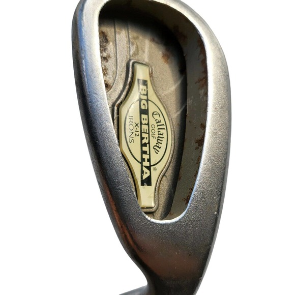 Callaway Big Bertha X-12 Single 9 Iron Memphis 10" 98 Steel Shaft Right Handed - Picture 6 of 11